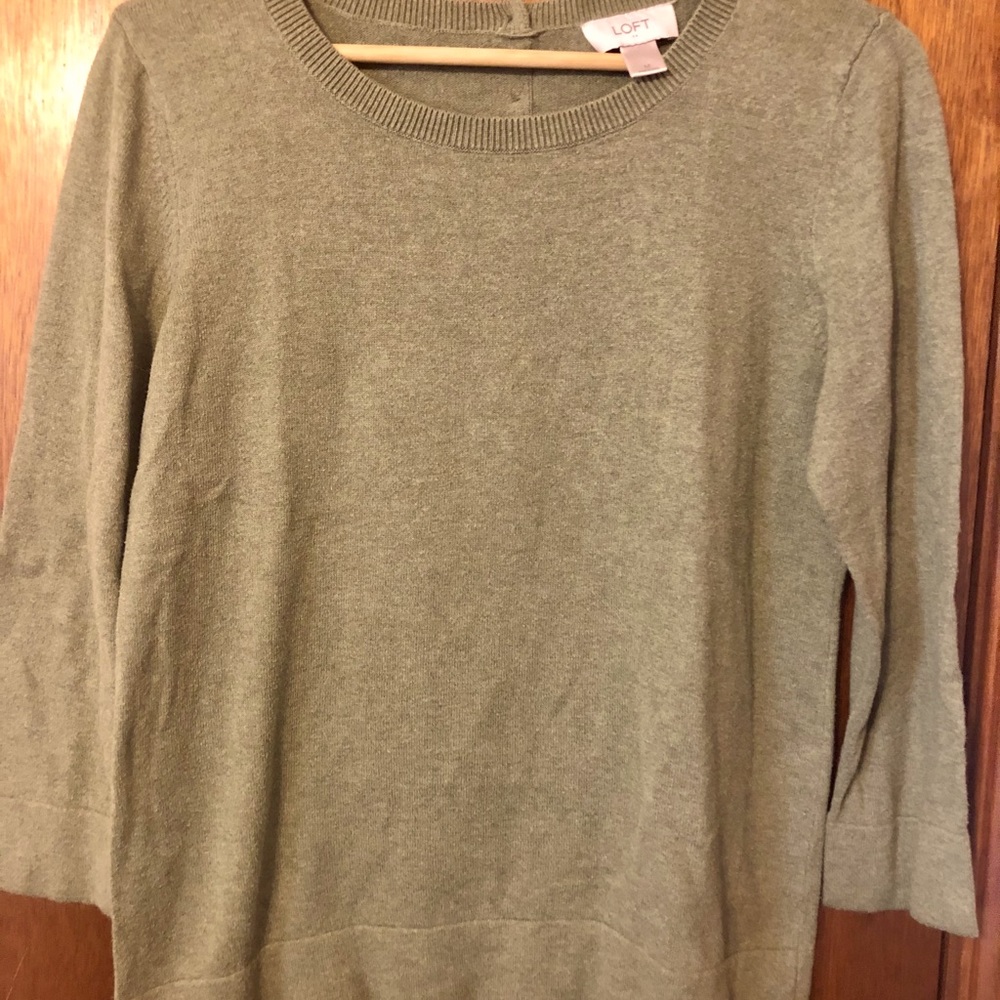 Light green Loft sweater
